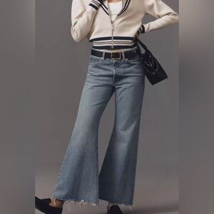 FRAME Denim Jeans The Pixie Lax Mid Rise Wide Leg Jeans NWT size 23